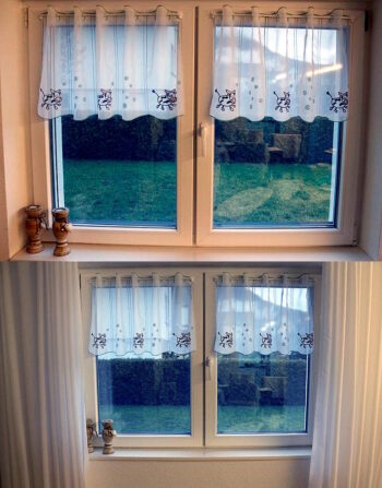 Kurzgardinen-Landhausstil