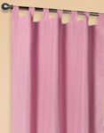 Schlaufenschal aus Microsatin in Rosa