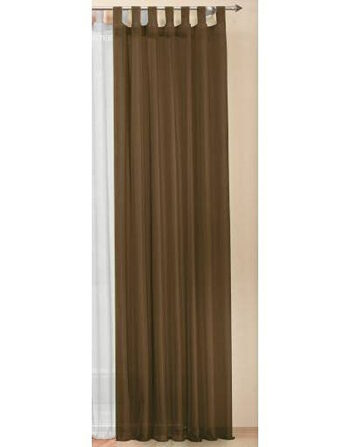 Schlaufenschal Voile Braun
