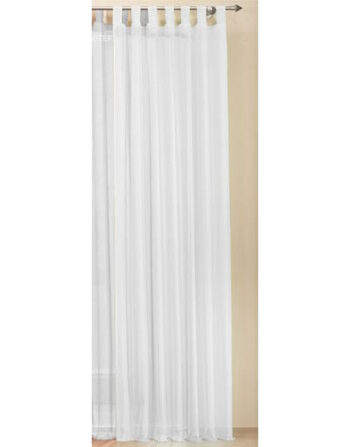 Schlaufenschal Voile Weiss