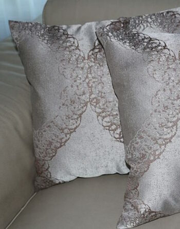 Sofakissen Silber
